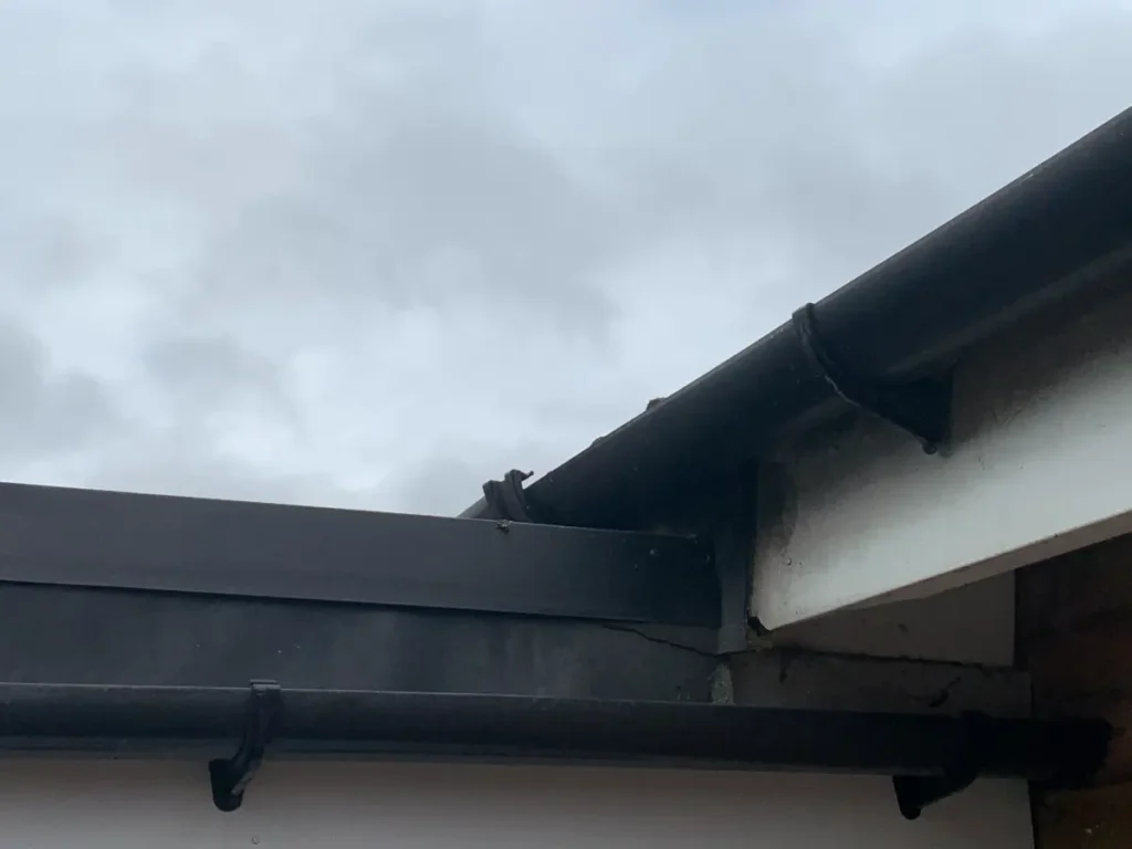 Replacing warped guttering in sutton coldfield