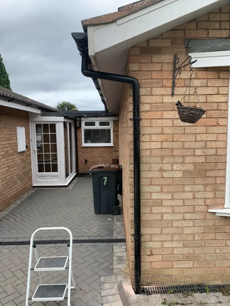 Replacing warped guttering in sutton coldfield